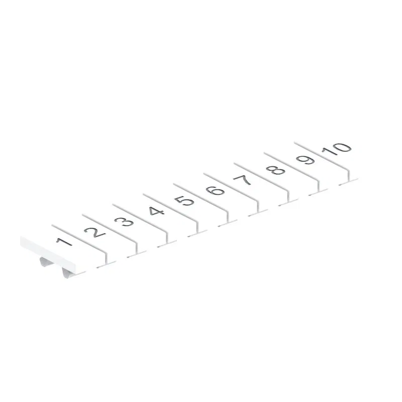 Маркировка для лазерной печати "1-10" OptiClip MC5/H/1-10 КЭАЗ 332722