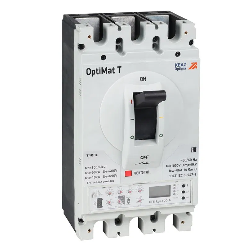 Выключатель автоматический 4п 400А OptiMat T400M ETE КЭАЗ 356148
