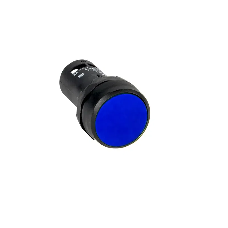 Кнопка с фиксацией OptiSignal Compact D22 С7-PH-602 син. 2НЗ XB7NH64 КЭАЗ 362071