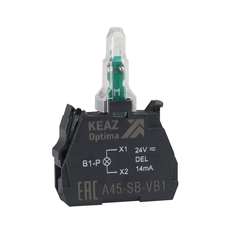 Блок световой OptiSignal D22 A45-SB-VB5 желт. 24 В AC/DC с защитой от наводок ZBVB5 КЭАЗ 362247