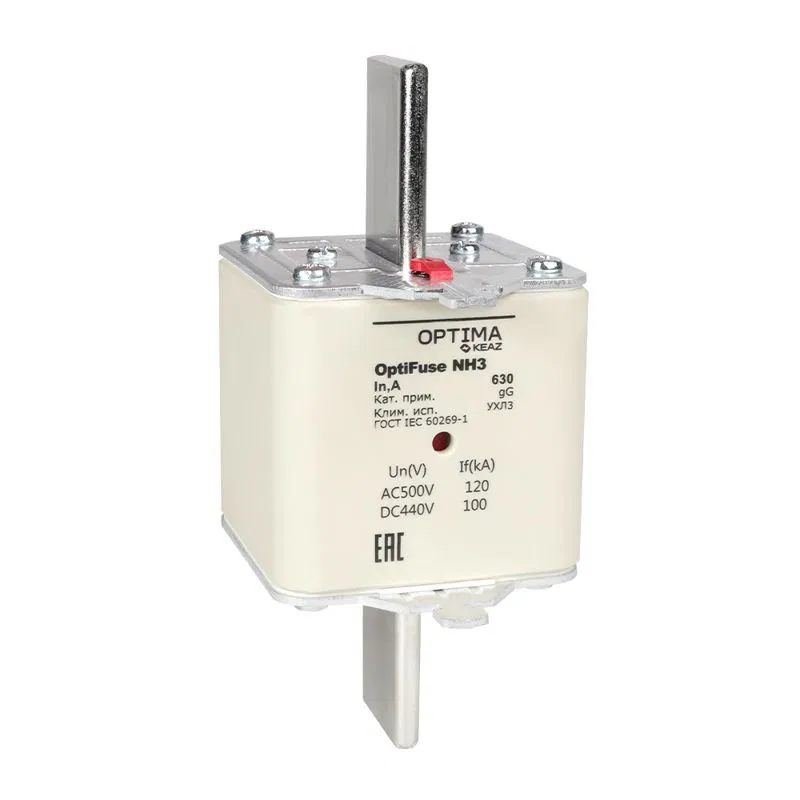 Вставка плавкая OptiFuse NH3-630-gG-УХЛ3 КЭАЗ 374960