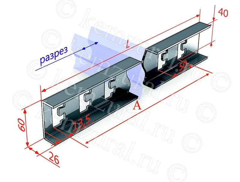 Стойка кабельная К1150 цУТ1.5 КЭМЗ 462 060406 19