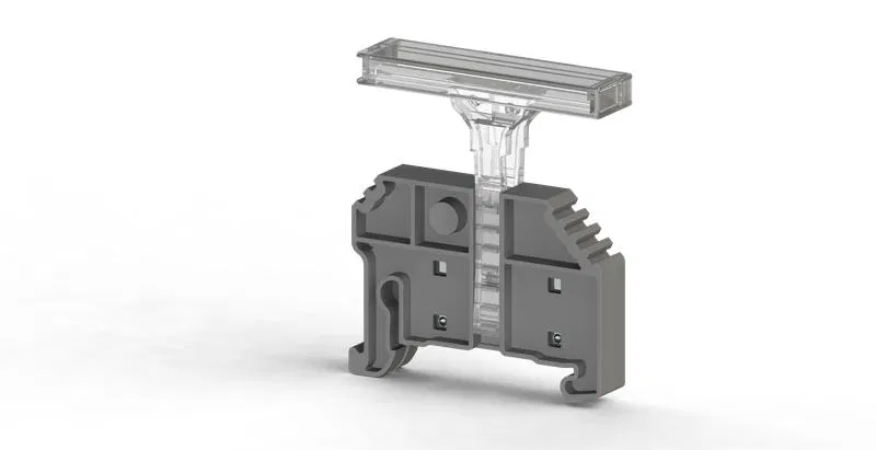 Маркировка клеммных групп ME 2-2 на KD4 /KD6/ KD6A прозр. (уп.25шт) Klemsan 49614A