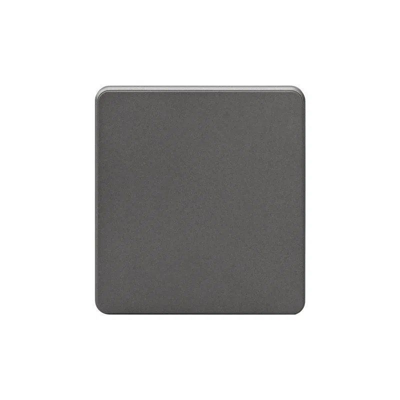 Выключатель 1-кл. СП ROUND MIELE 10А титан Kranz KR-78-0705-2