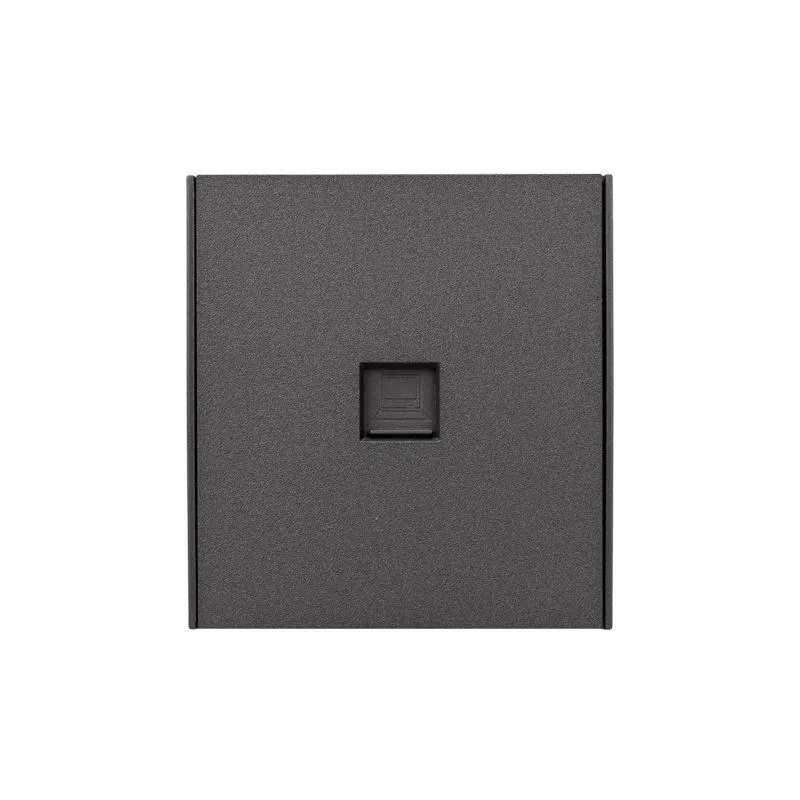 Розетка компьютерная СП STRONG MIELE RJ45 кат.6 графит Kranz KR-78-0724-6