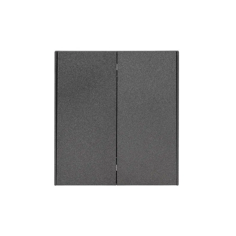 Переключатель перекрестный 2-кл. СП STRONG 10А графит Kranz KR-78-0733-6