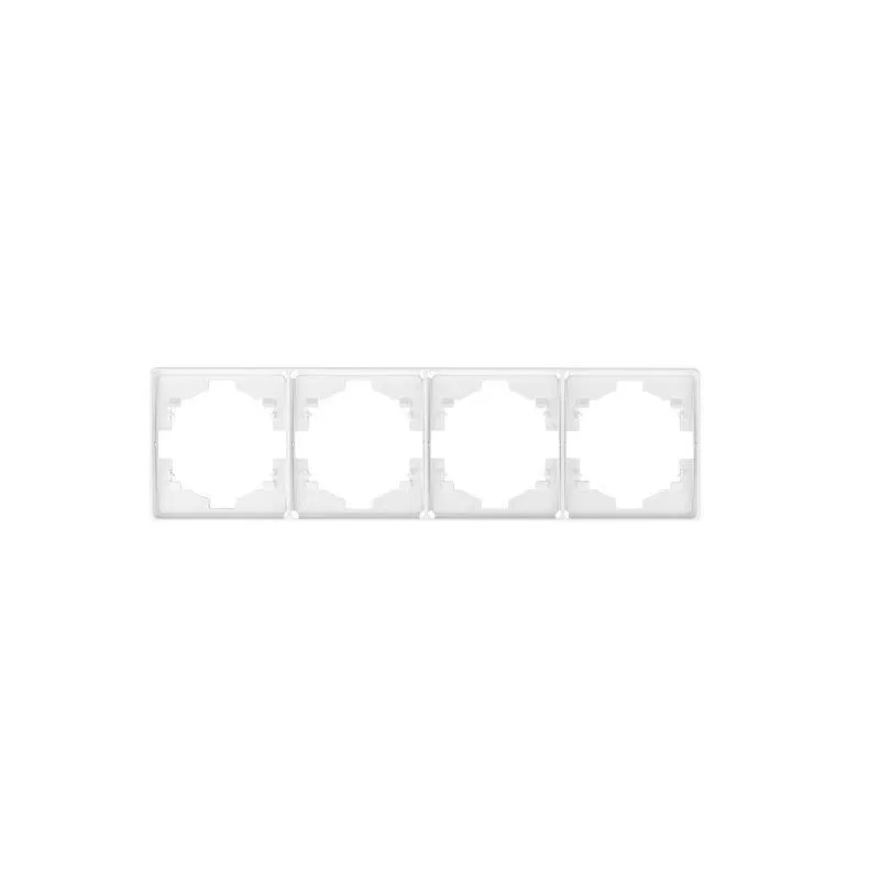 Рамка 4-м ROUND MIELE перламутр Kranz KR-78-0754-1