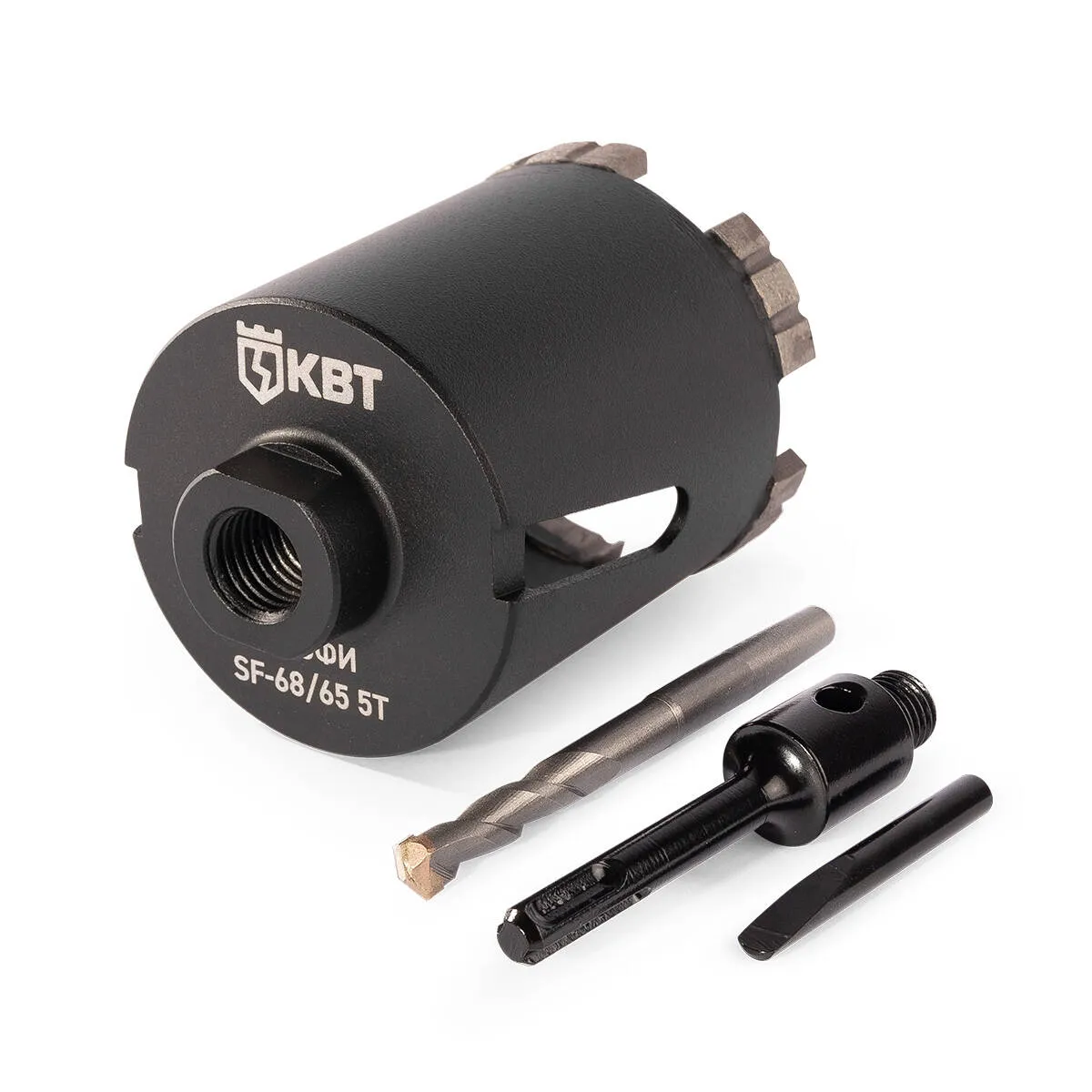 Коронка SF-68/65 5T с адаптером SDS-Plus серия ПРОФИ 102560 КВТ