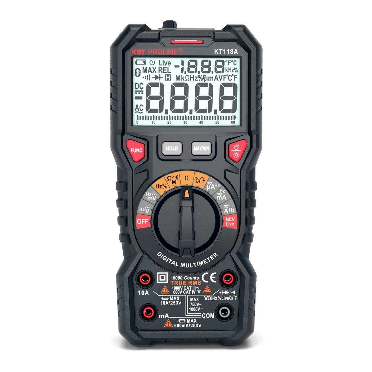 Мультиметр цифровой KT 118A серия PROLINE 79126 КВТ