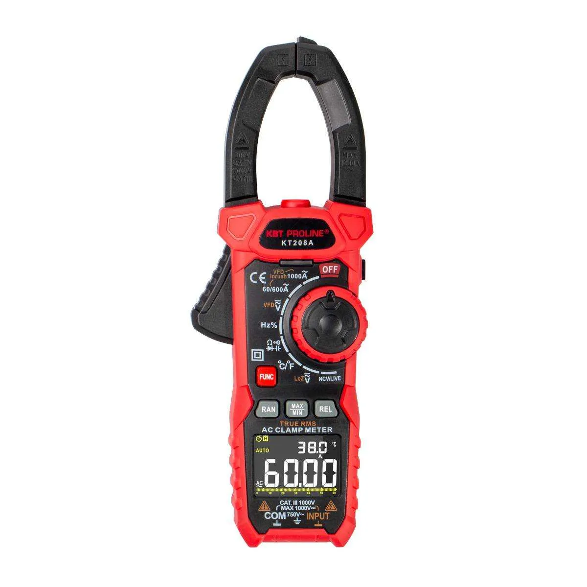 Токовые клещи цифровые КТ 208А серия PROLINE 79131 КВТ