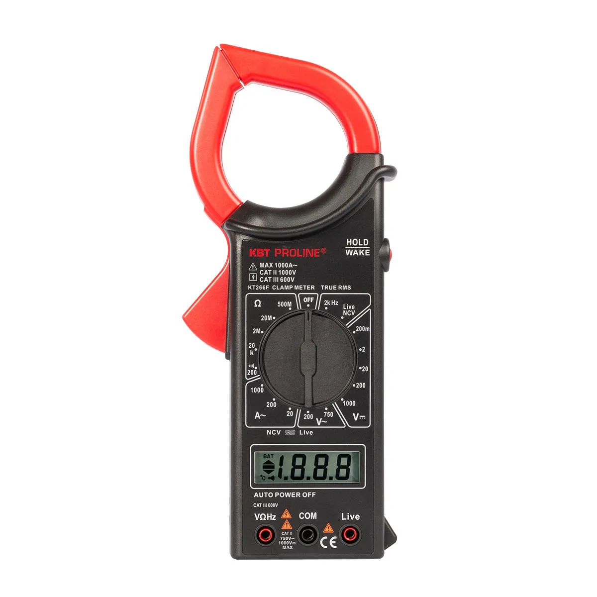 Токовые клещи цифровые KT 266F серия PROLINE 79133 КВТ