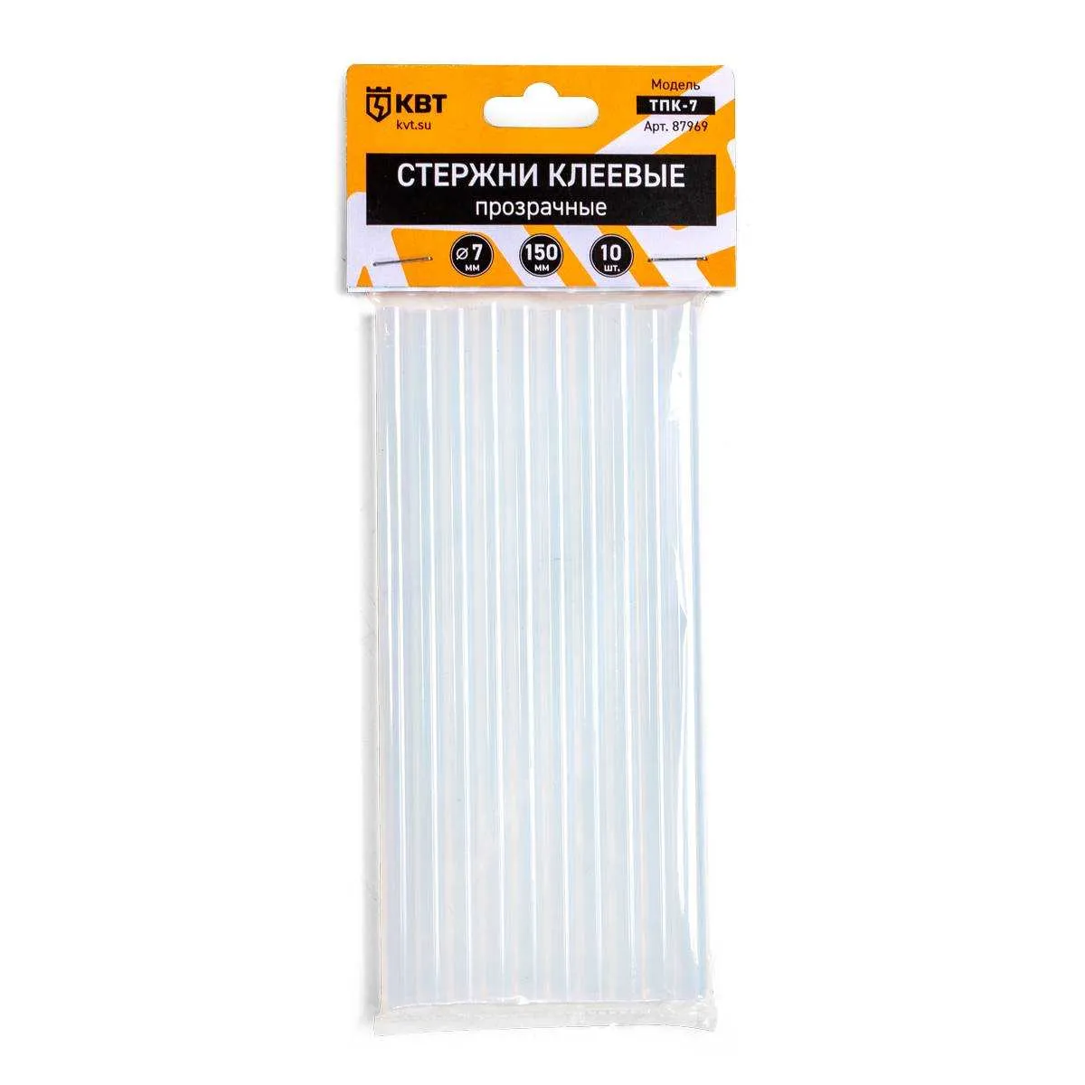Стержни клеевые прозрачные ТПК-7 87969 КВТ