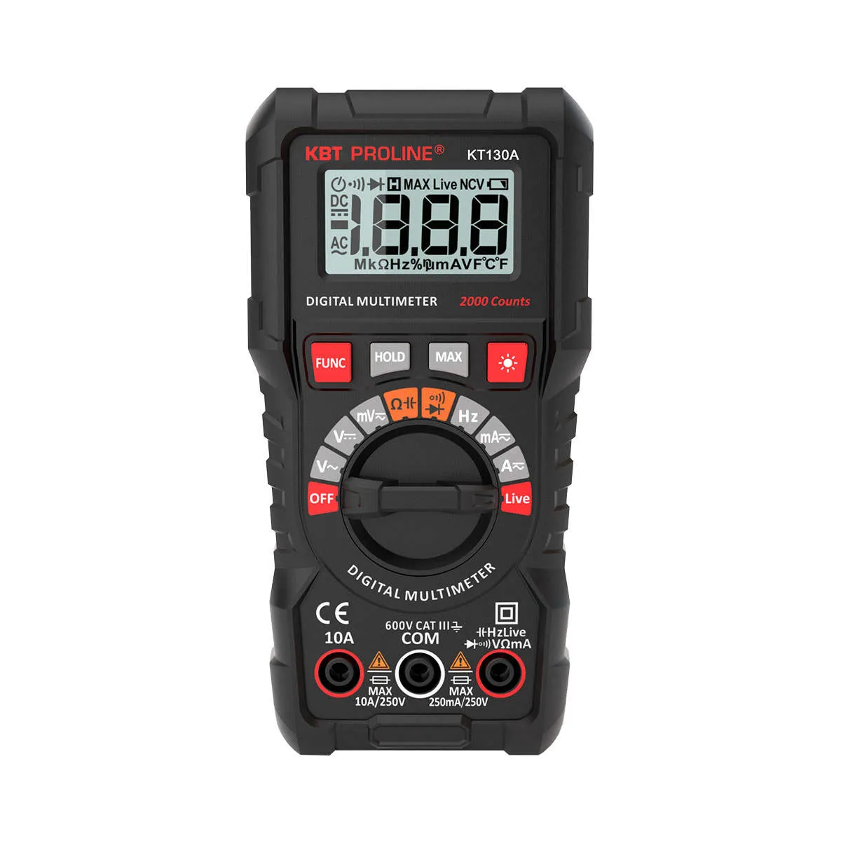 Мультиметр цифровой KT 130A серия PROLINE 88549 КВТ