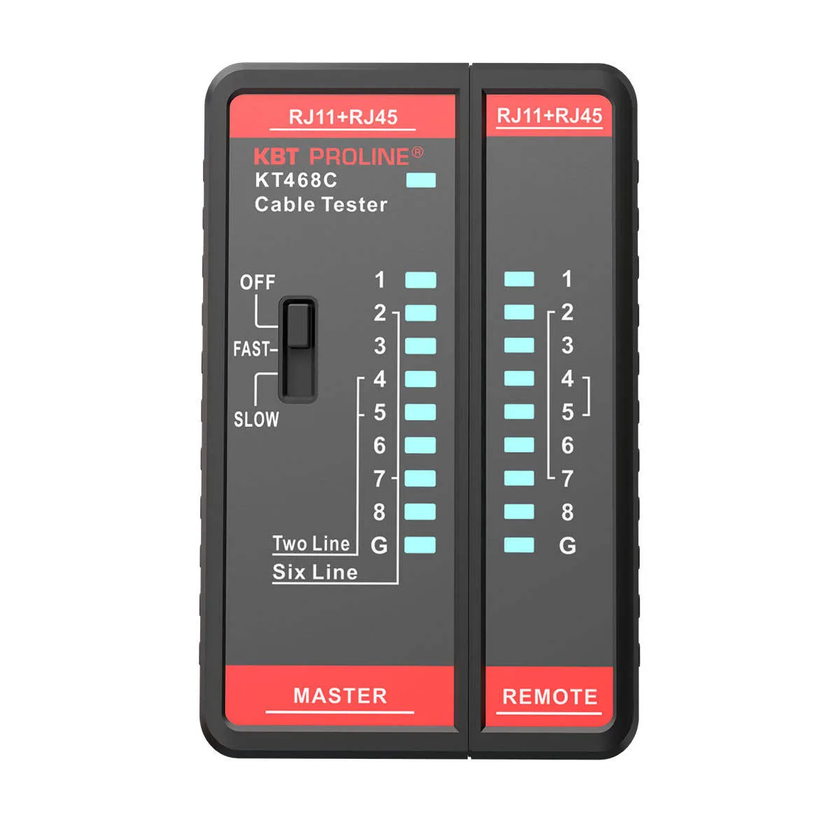 LAN-тестер кабельный KT 468С серия PROLINE 88552 КВТ