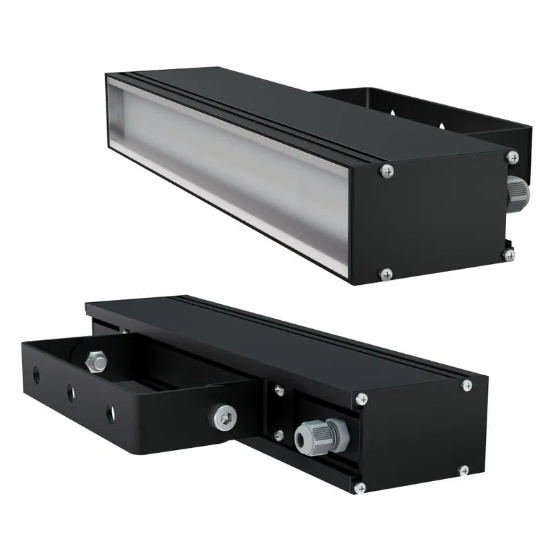Светильник светодиодный LAD LED LINE-O-15B 15Вт 5000К IP66 230В опал рассеив. черн. ЛАДзавод LADLEDLO15B ЛАДзавод светотехники