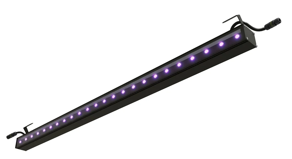 Светильник L-line 1200/26/Д/RGBW/PR/B/24DC IP67 RAL9005 Муар DMX