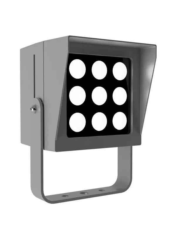 Светильник светодиодный L-point 9/9/К15/840/04/A1-C1/230AC IP65 RAL7035 Муар LEDEL PNT9-442-413-1272