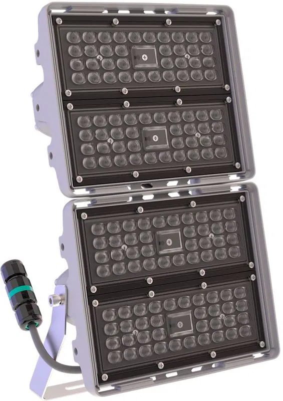 Прожектор светодиодный L-pixel 2/banner/100/Г30/750/(R5)/01/MT-KM/I1-C2/220AC IP66 RAL7035 LEDEL PX100-21516-123-182