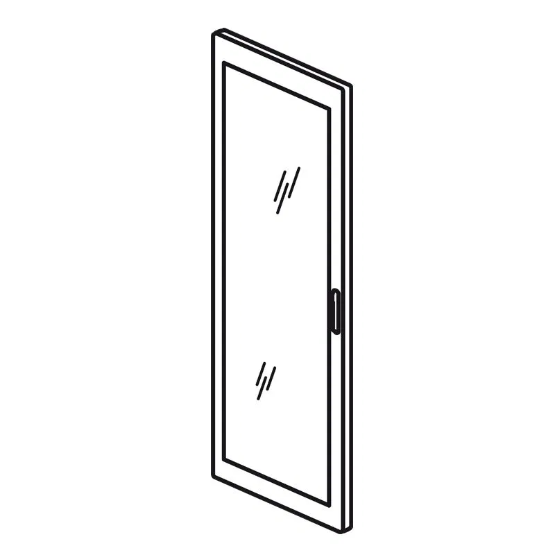 Реверсивная дверь остекленная - XL³ 4000 - ширина 725 мм 020564 Legrand