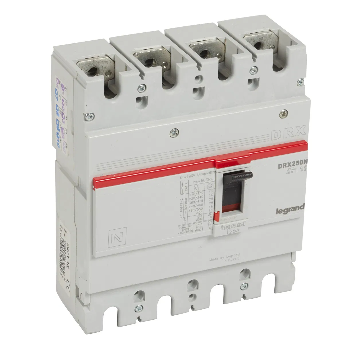 DRX250 термомагнитный 160A 4П 25kA 027231 Legrand
