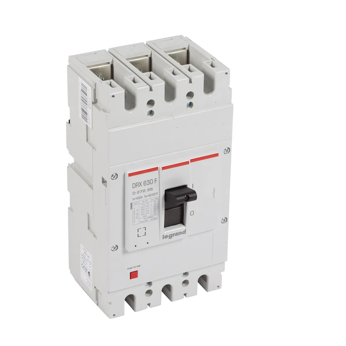 DRX630 термомагнитный 400A 3П 36кА 027235 Legrand