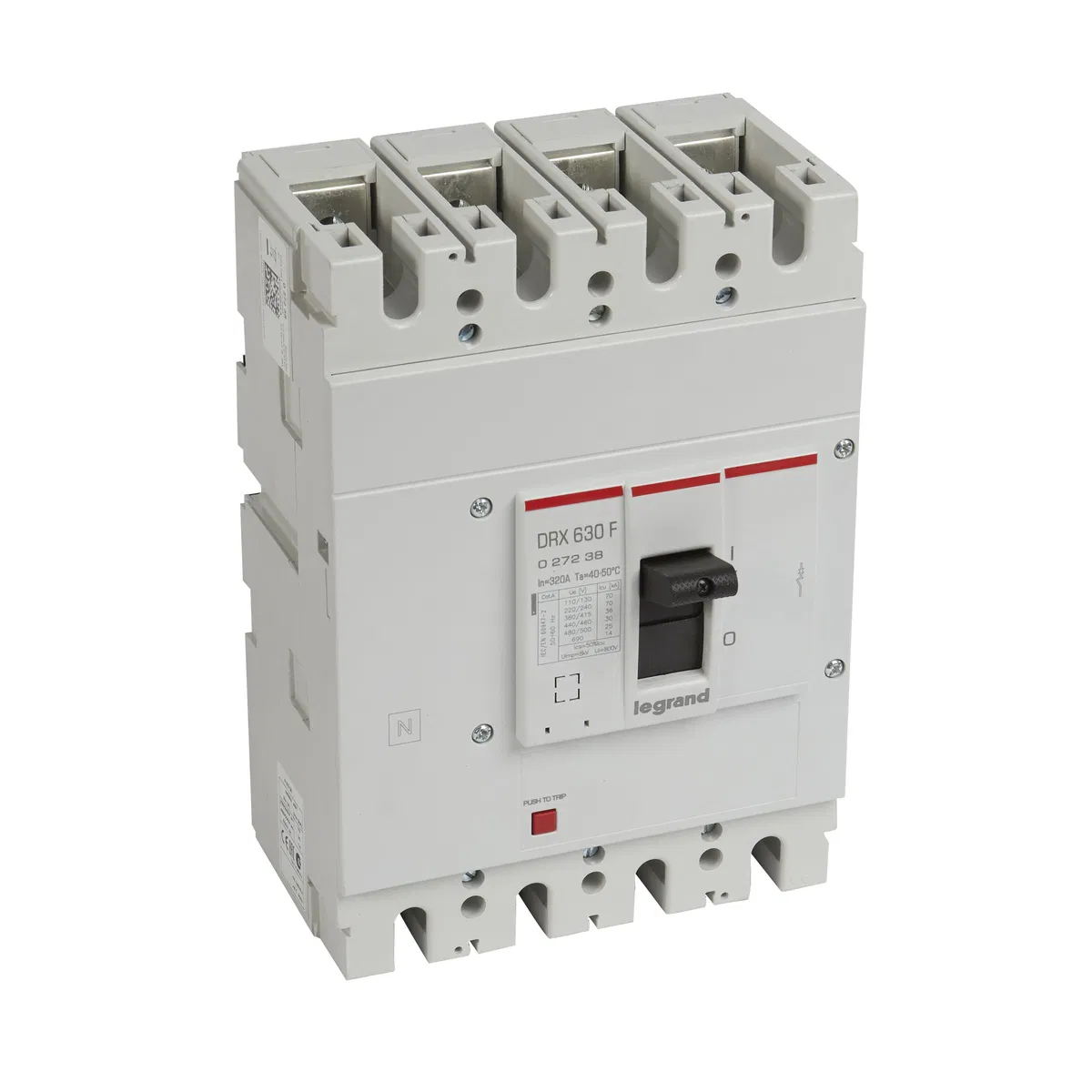DRX630 термомагнитный 320A 4П 36кА 027238 Legrand