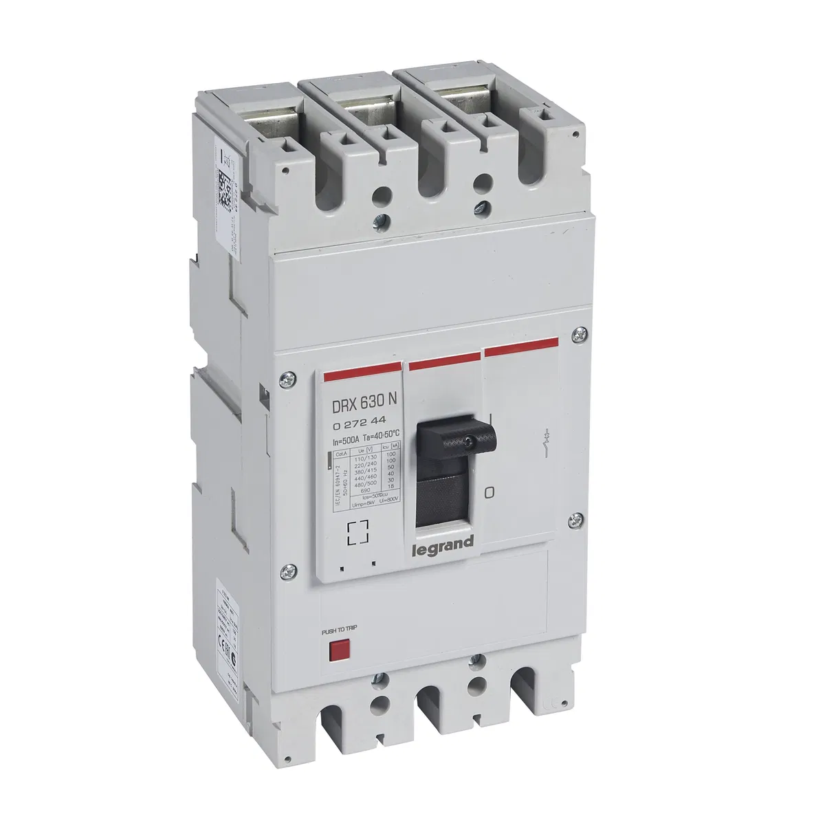 DRX630 термомагнитный 500A 3П 50кА 027244 Legrand