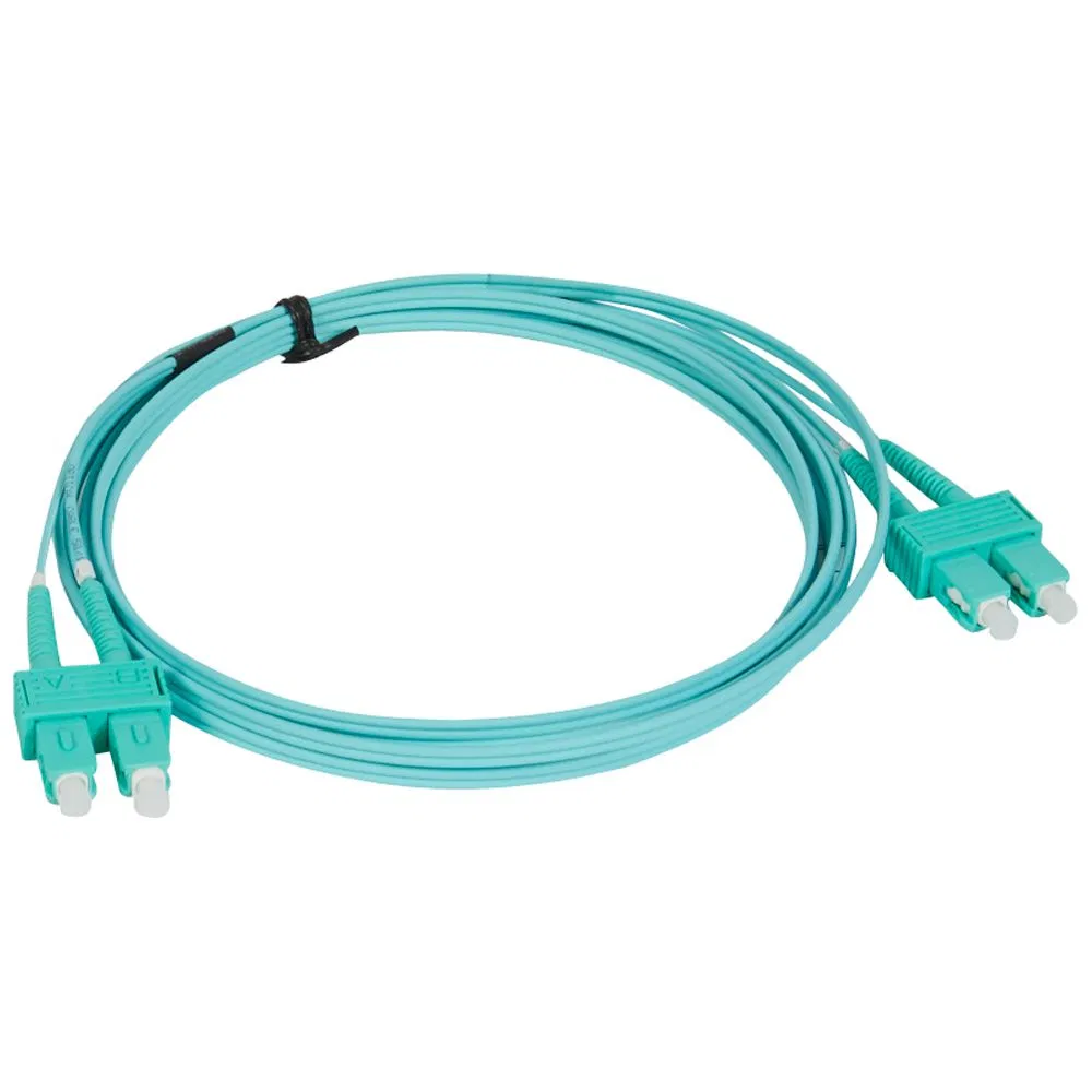 Шнур оптоволоконный OM4 - многомодовый - SC/SC - 3 м - цвет морской волны 032632 Legrand