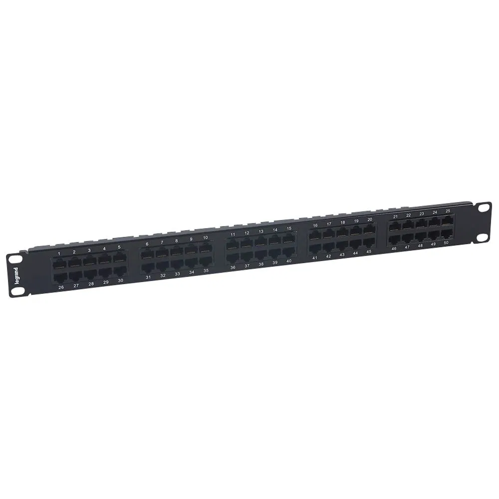 Патч-панель телефонная - 19'' - 1U - категория 3 - 50 x RJ 45 033579 Legrand