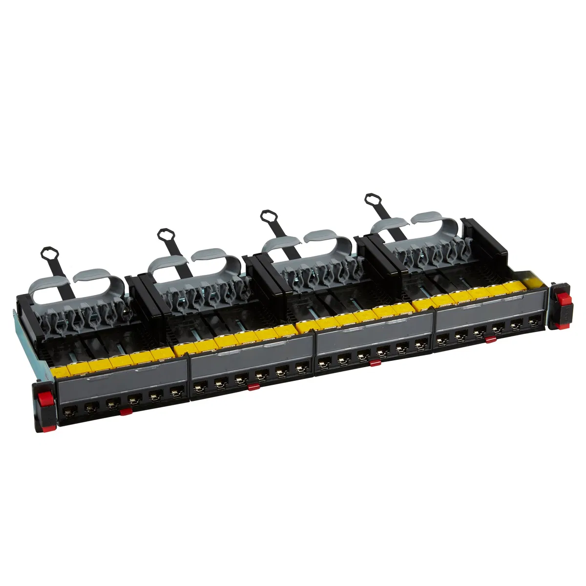 Патч-панель укомплектованная - 19'' - 1U - категория 6A - UTP - 24 x RJ 45 033770 Legrand