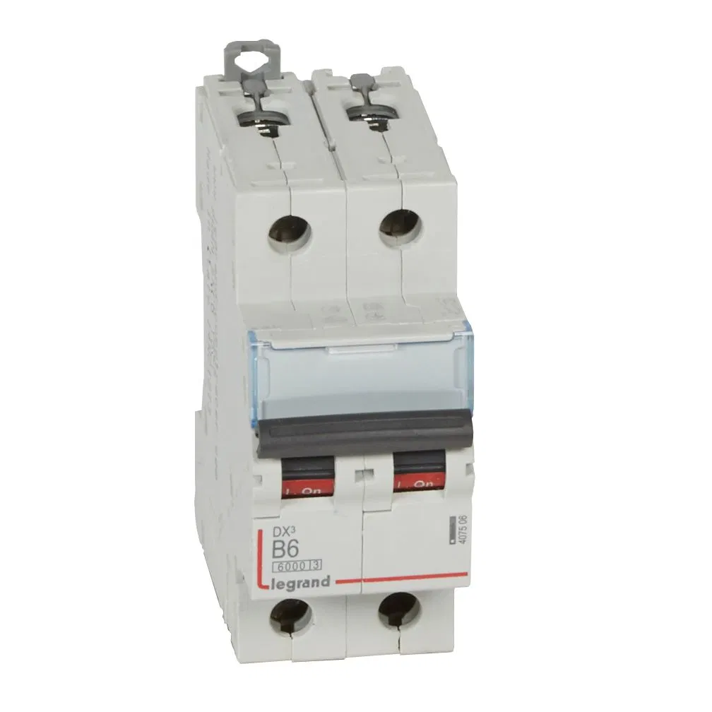 Авт.выкл.DX3 2П B6A 6000/10kA LEGRAND 407506
