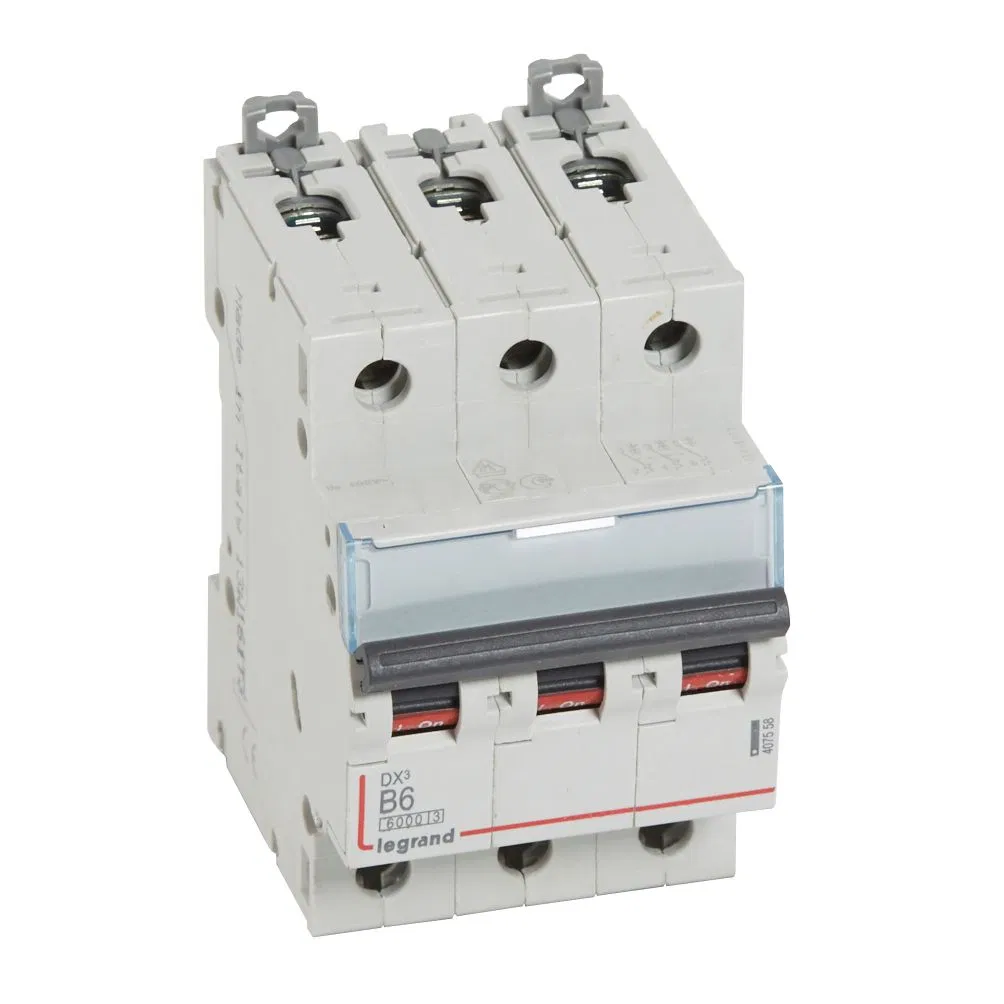 Авт.выкл.DX3 3П B6A 6000/10kA 407558 Legrand