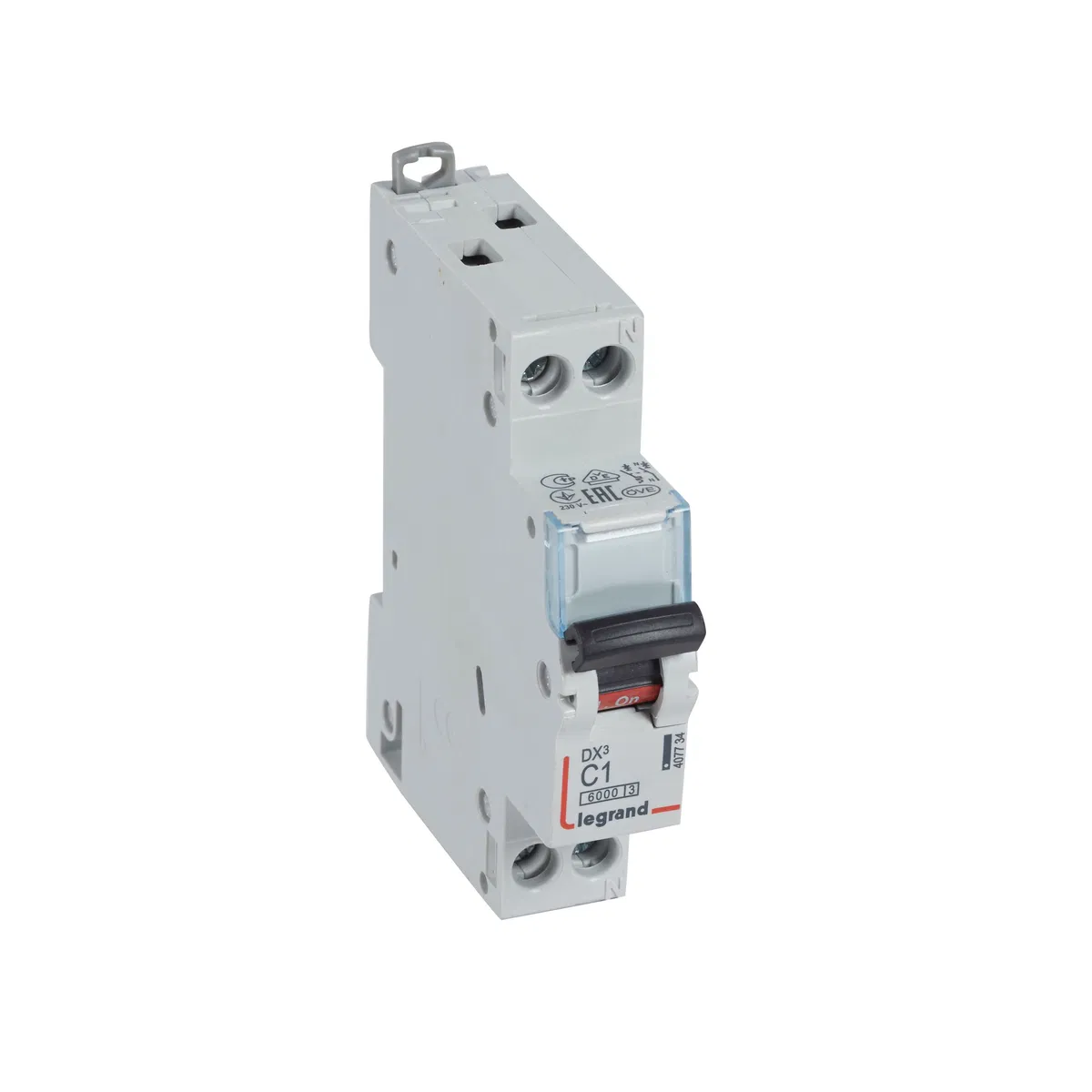 Авт.выкл.DX3 1п+N С1А 6kA/10кА LEGRAND 407734