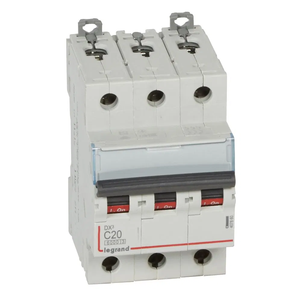 Авт.выкл.DX3 3П С20A 6000/10kA 407860 Legrand