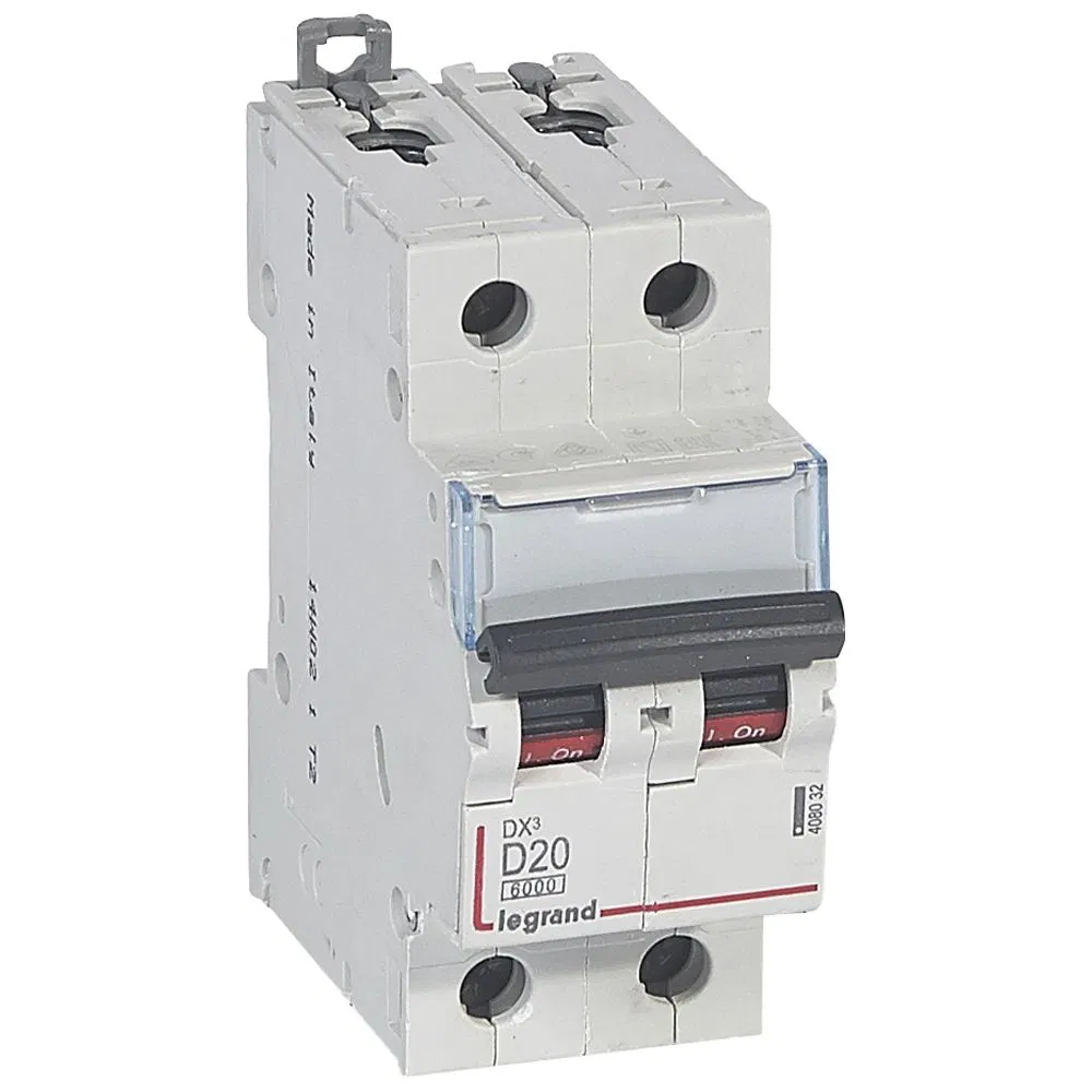 Авт.выкл.DX3 2П D20A 6000/10kA LEGRAND 408032