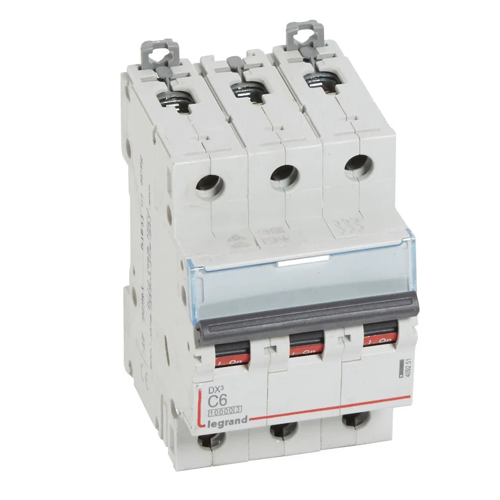 Авт.выкл.DX3 3П C6A 10kA/16kA 409251 Legrand