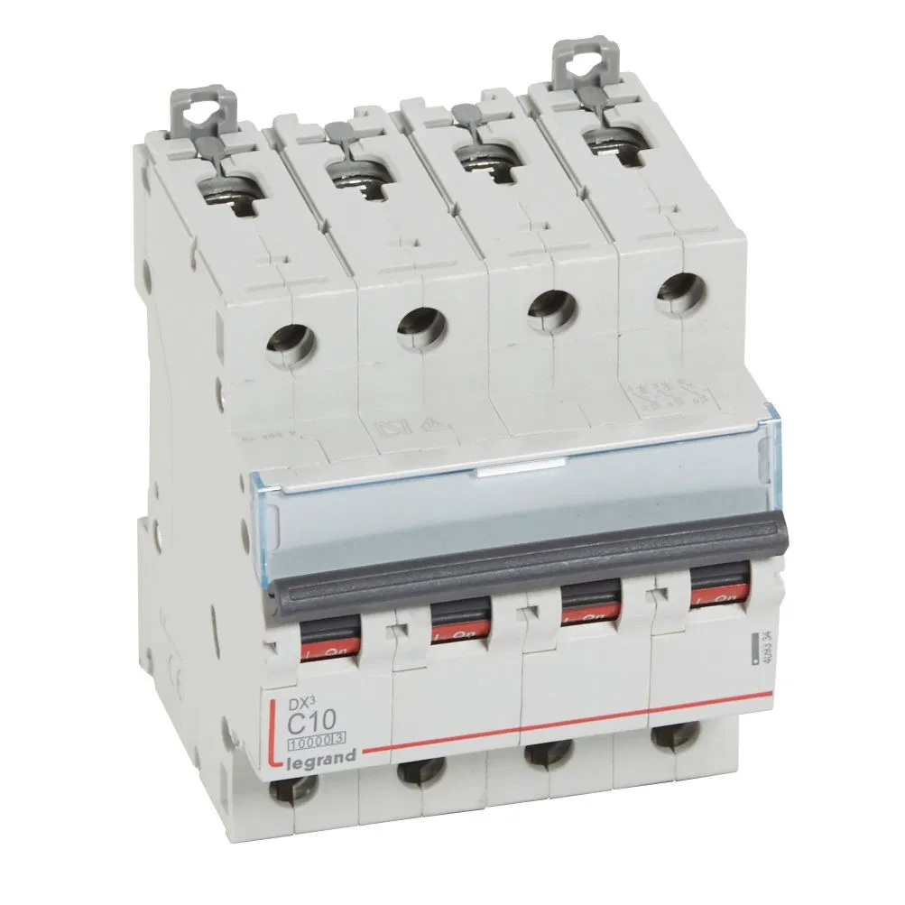 Авт.выкл.DX3 4П C10A 10kA/16kA 409334 Legrand