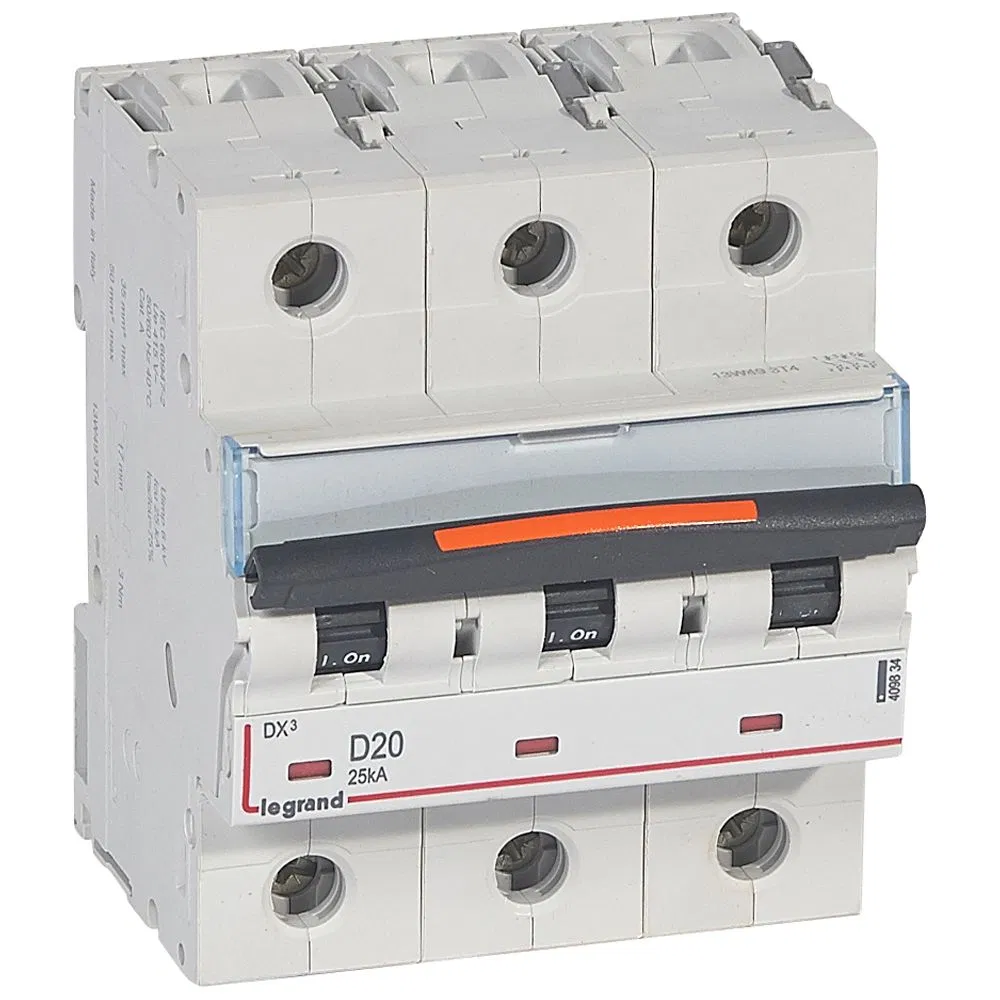 Авт.выкл.DX3 3П D20A 25кА 409834 Legrand