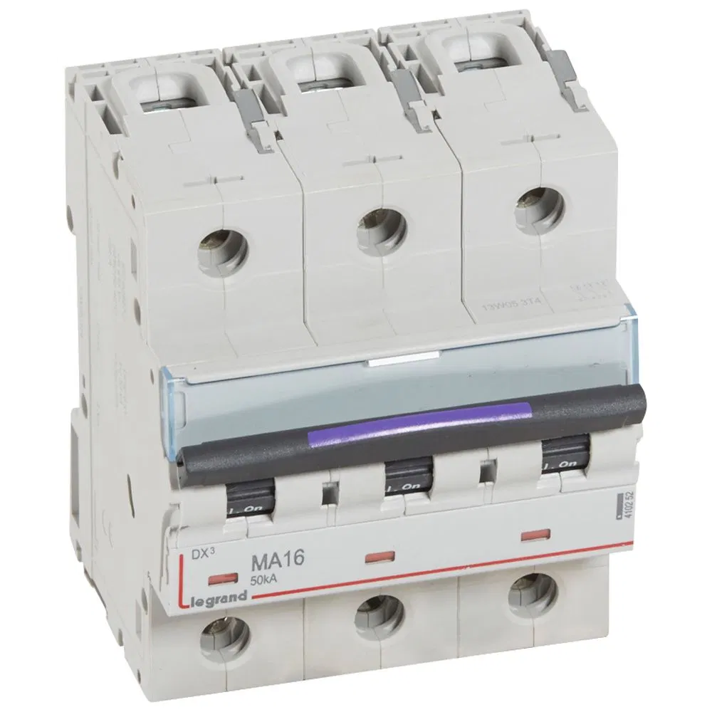 DX3 авт.выкл. 50кА 16А 3п MA 410252 Legrand