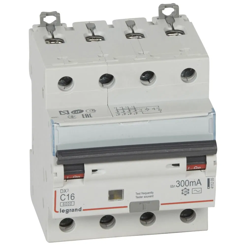АВДТ DX3 4П C16А 300MA-AC 411205 Legrand