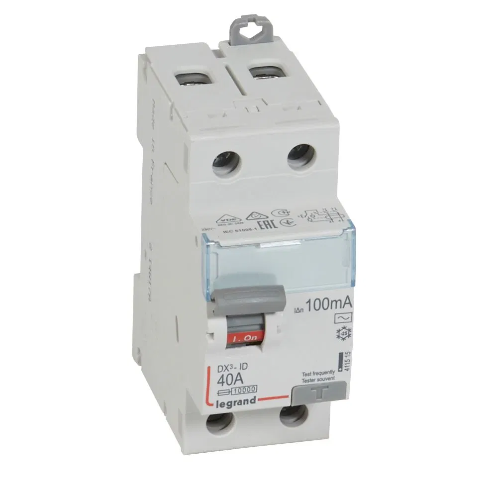 ВДТ DX3 2П 40А 100мА-AC LEGRAND 411515