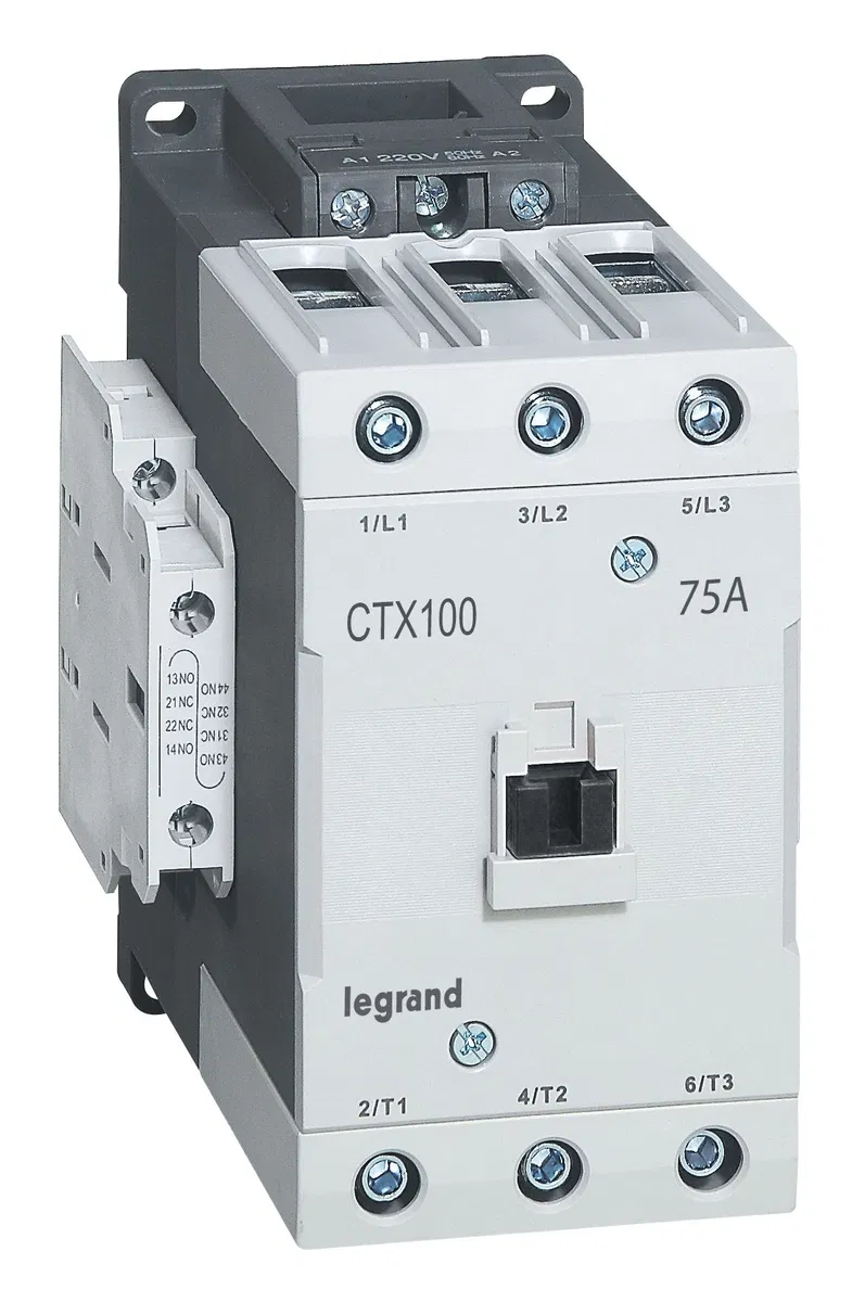 Контактор CTX³ 100 3P 75A 2но2нз ~380В 416198 Legrand