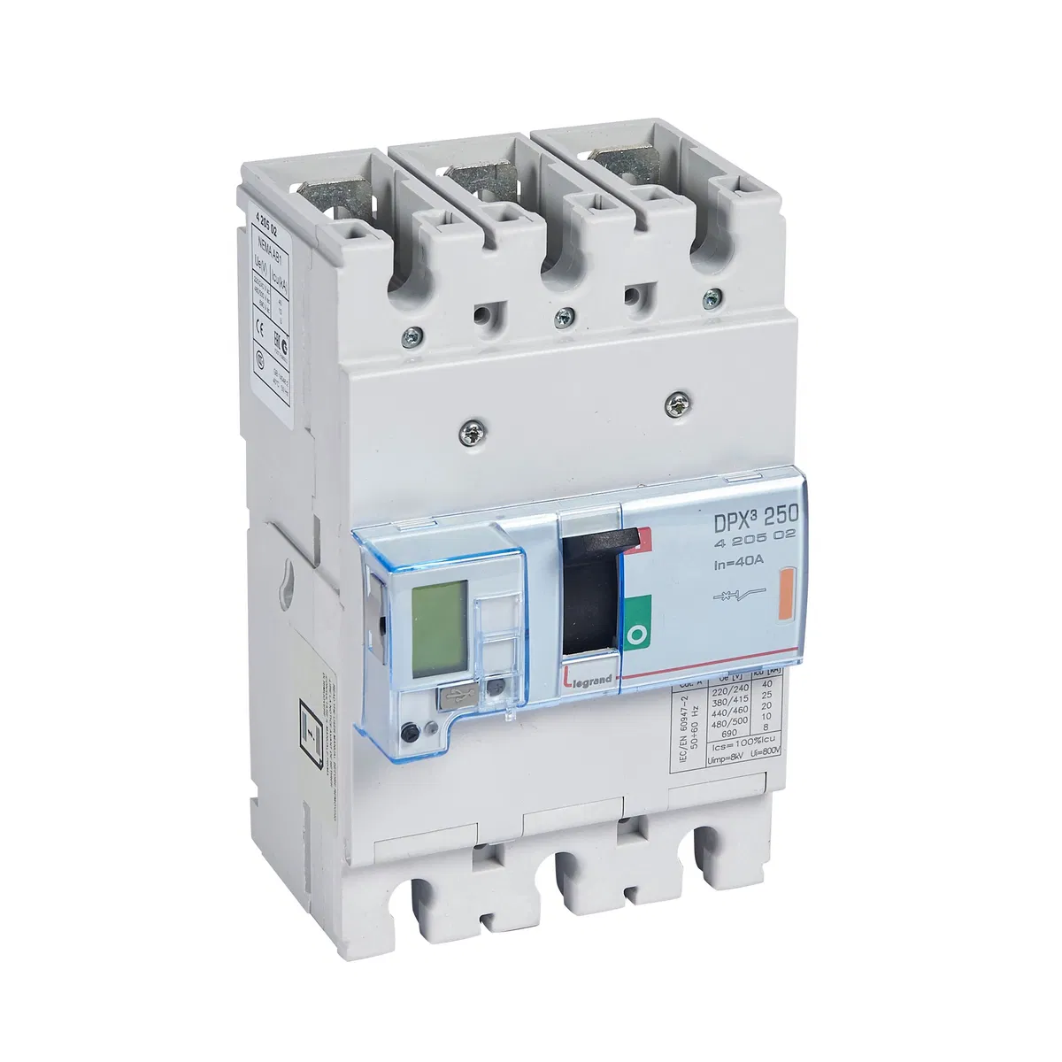 Автоматический выключатель DPX³ с электронным расцепителем Sg 40A 25kA 3P 420502 Legrand