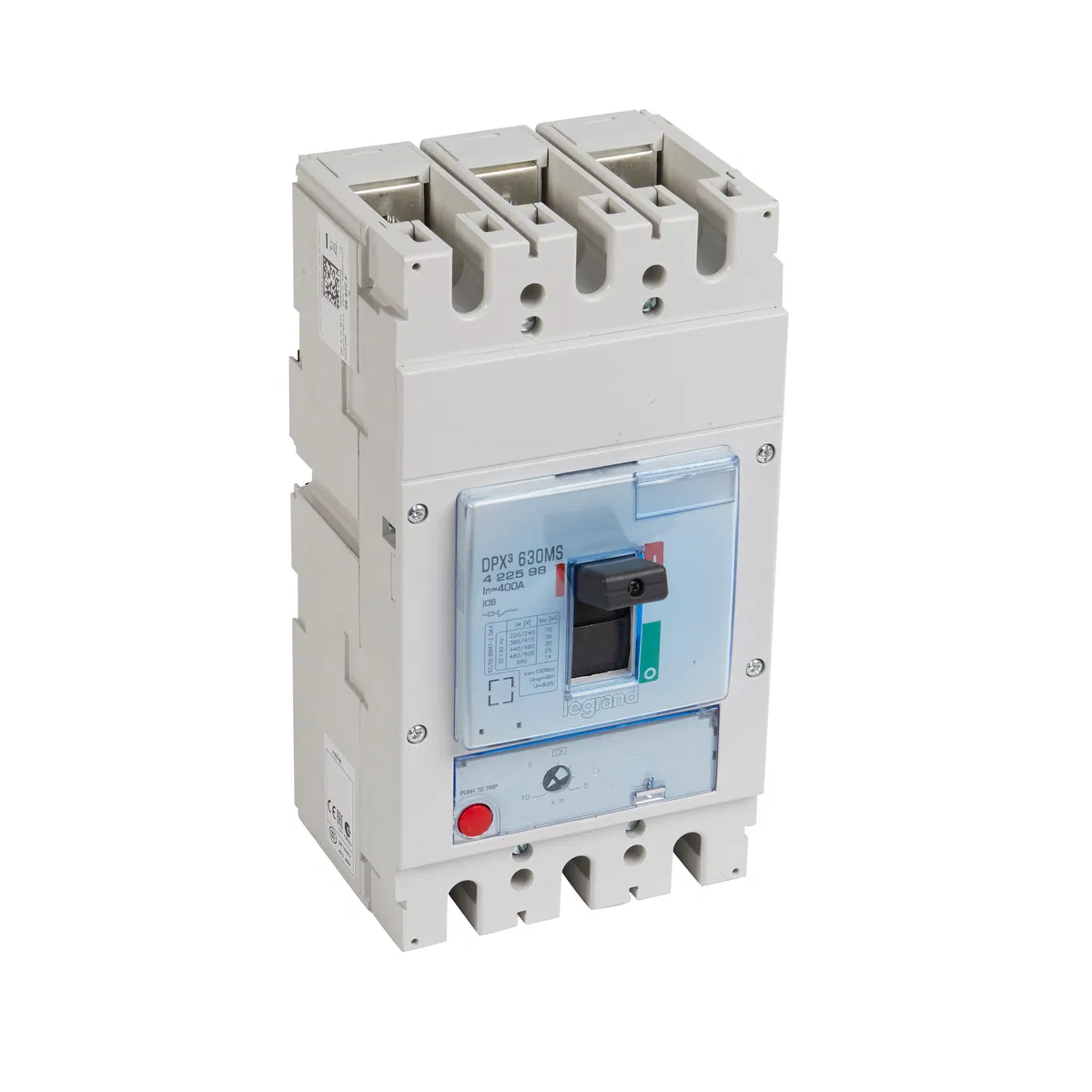 DPX3 630 400A 3П 36кА только магнитный расцепитель 422598 Legrand