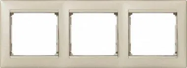 VALENA DIY Рамка 3-местная жемчужный 694352 Legrand