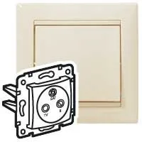Valena - Розетка TV-RD-SAT-концевая 2400MHz < 10 дБ сл.кость (инд. упаковка) 695619 IEK