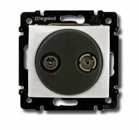 VALENA DIY Розетка TV-FM оконечная слоновая кость 695620 Legrand