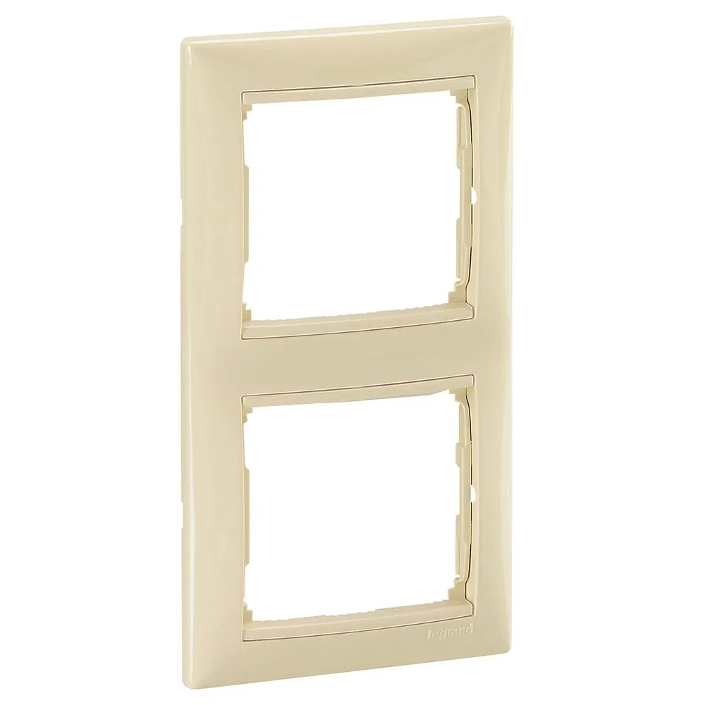 VALENA DIY Рамка 2-местная финиш слоновая кость 695635 Legrand
