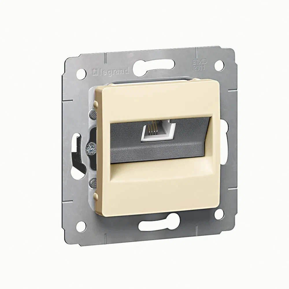 Cariva DIY Розетка RJ11 - 1 вход, слоновая кость 695920 Legrand