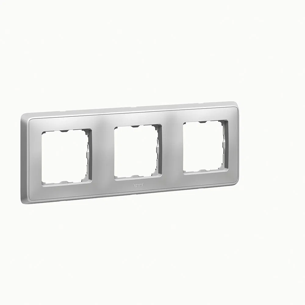 Cariva DIY Рамка 3 поста алюминий 695984 Legrand